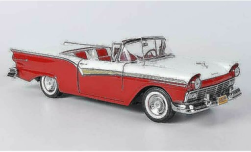 Ford Fairlane 500 Skyliner 1/18 Sun Star rot/weiss modellautos