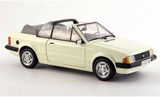 Ford Escort GL 1/18 Sun Star cabriolet cremeweiss 1984 modellautos