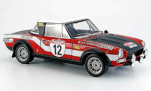 Fiat 124 Abarth 1/18 Sun Star no. 12 rallye san remo 1973 modellautos