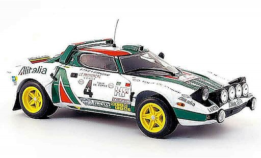 Lancia Stratos Rallye 1/18 Sun Star no. 4 zweiter platz tour de corse 1977 modellautos