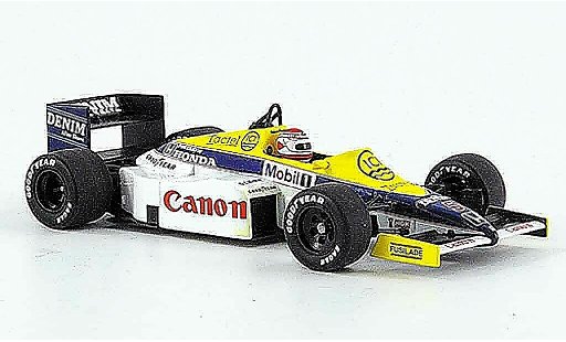 Honda F1 Base 1/43 Minichamps Williams FW 10 No.5 Canon Test Paul Ricard Dez. 1985 modellautos