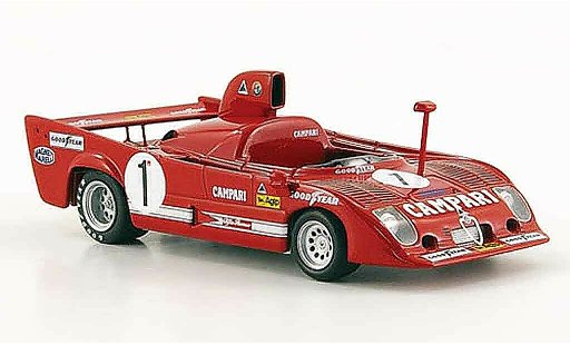 Alfa Romeo 33.3 tt12 1/43 Minichamps 1975 tt 12 no.1 team wkrt sieger coppa florio modellautos