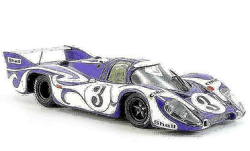 Porsche 917 1970 1/43 Minichamps Hippie Training Le Mans modellautos