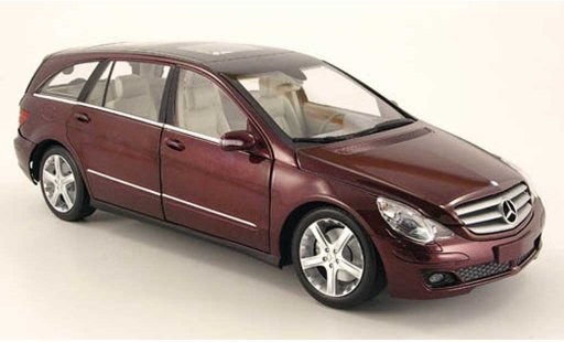 Mercedes Classe R Base 1/18 Minichamps rot 2005 modellautos