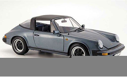 Porsche 911 Targa 1/18 Minichamps carrera blau grau 1983 modellautos