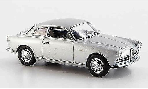 Alfa Romeo Giulietta sprint 1/43 Minichamps grau metallisee 1954 modellautos