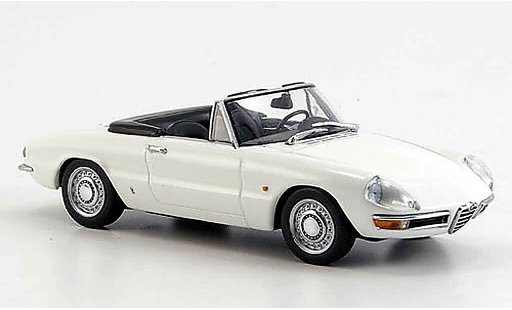 Alfa Romeo Spider Duetto 1750 veloce 1/43 Minichamps Spider weiss 1968 modellautos