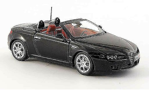Alfa Romeo Spider Brera cabriolet 1/43 Minichamps schwarz 2007 modellautos