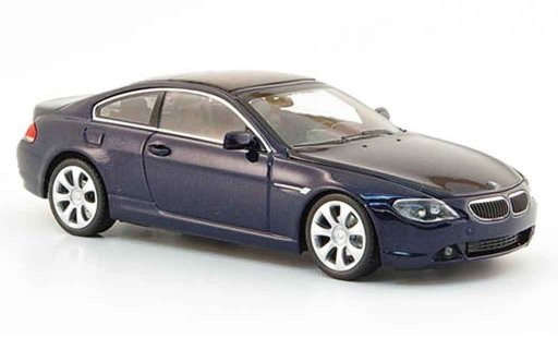 Bmw 650 E64 1/43 Minichamps Coupe blau 2006 modellautos