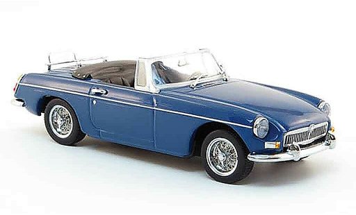 MG B Roadster 1/43 Minichamps blau 1968 modellautos