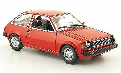 Mitsubishi Colt Base 1/43 Minichamps rot 1978 modellautos