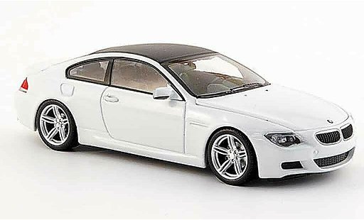 Bmw M6 Coupe 1/43 Minichamps E63 weiss Linea Bianco 2007 modellautos