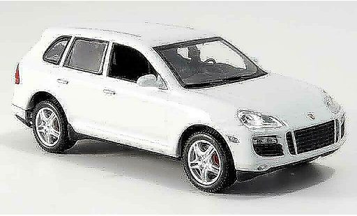Porsche Cayenne Turbo 1/43 Minichamps weiss Linea Bianco 2007 modellautos
