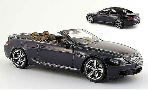 Bmw M6 Cabriolet 1/18 Kyosho E64 blau 2005 modellautos