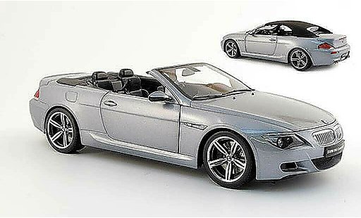 Bmw M6 Cabriolet 1/18 Kyosho E64 grau 2005 modellautos