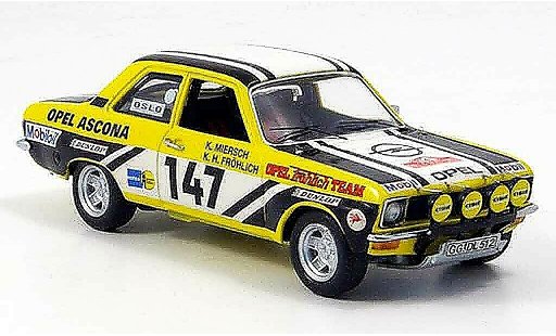 Opel Ascona A Rally 1/43 Schuco no.147 frohlich rallye monte carlo 1974 modellautos