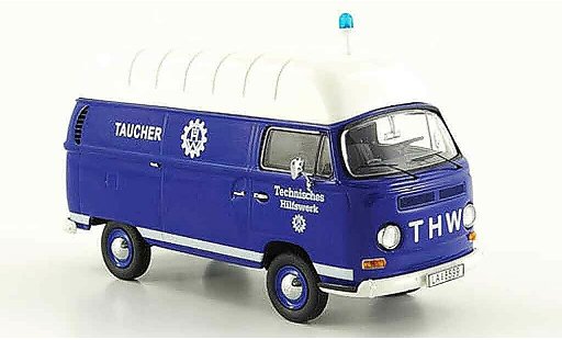 Volkswagen Combi A 1/43 Schuco t2a kasten thw taucher hochdach modellautos