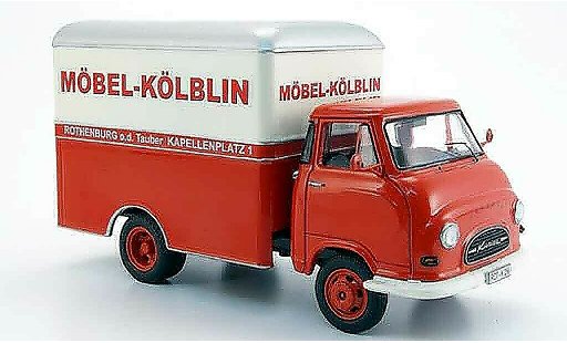 Hanomag Kurier Kastenwagen 1/43 Schuco Mobel Kolblin modellautos