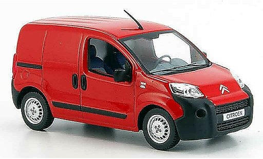 Citroen Nemo Fourgonnette 1/43 Norev rot kastenwagen 2008 modellautos