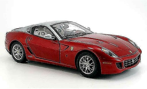 Ferrari 599 GTB 1/18 Hot Wheels Elite rot et grau elite edition modellautos