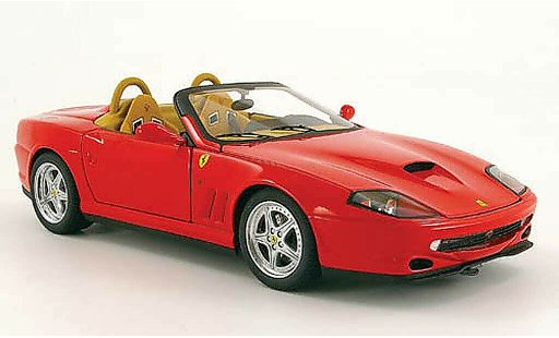 Ferrari 550 Barchetta 1/18 Hot Wheels Elite pininfarina rot modellautos