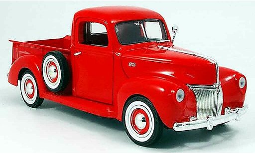 Ford 1940 Pick Up 1/18 Motormax - rot modellautos