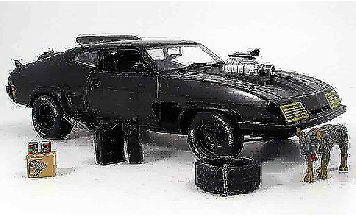 Ford Falcon Interceptor 1/18 Autoart 2 (ford falcon xb gt) noir 1973 modellautos