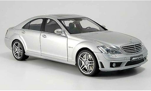 Mercedes Classe S 63 1/18 Autoart amg grau avec ledersitzen modellautos