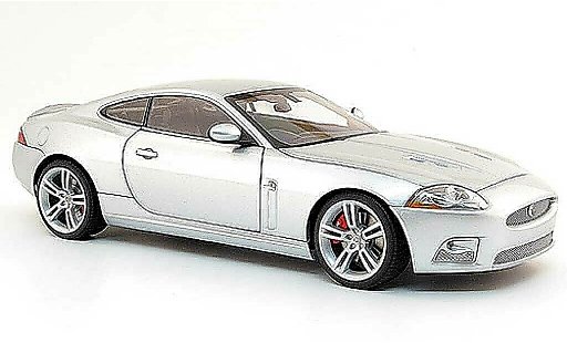 Jaguar XKR R coupe 1/18 Autoart grau rechtslenker (rhd) modellautos
