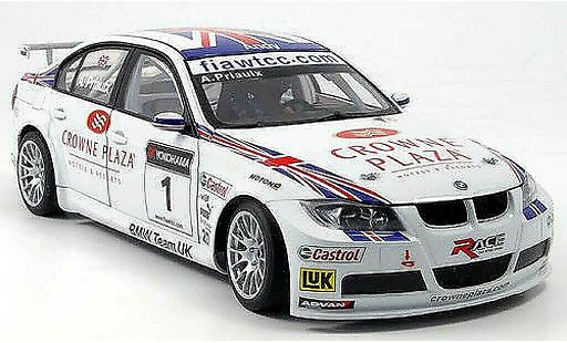 Bmw 320 WTCC 1/18 Autoart E90 si no.1 team uk a.priaulx 2007 modellautos