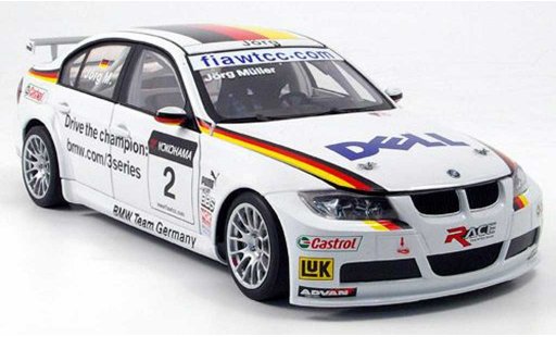 Bmw 320 WTCC 1/18 Autoart E90 si no.2 team germany j.muller 2007 modellautos