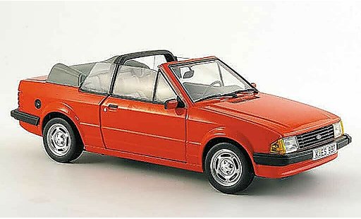 Ford Escort GL 1/18 Sun Star cabriolet rot 1984 modellautos