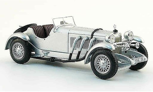 Mercedes SSK Base 1/43 WhiteBox grau metallisee 1928 modellautos