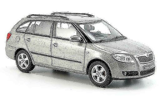 Skoda Fabia Combi 1/43 Abrex ii beige modellautos
