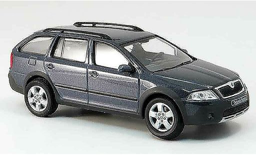 Skoda Octavia Combi 1/43 Abrex scout grau modellautos