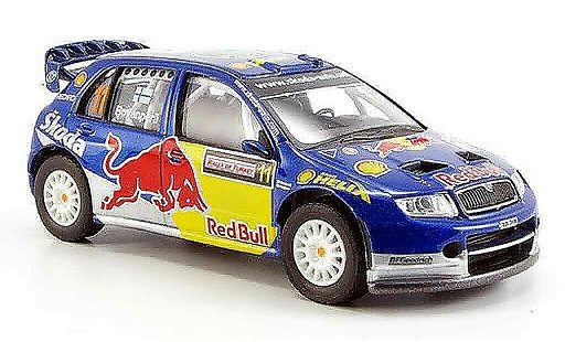 Skoda Fabia WRC 1/43 Abrex evo ii red bull ii modellautos