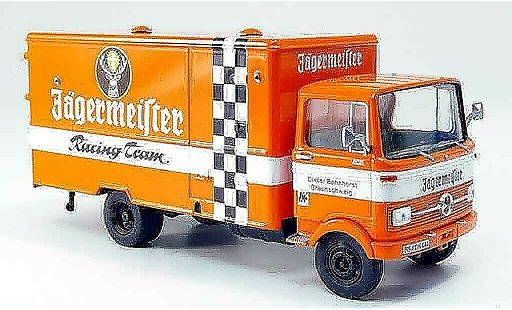 Mercedes LP 608 Koffer 1/43 Premium Cls Jagermeister Racing Team LKW modellautos