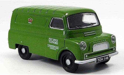 Bedford CA utilitaire 1/43 Oxford Van gr&Atilde;&frac14;n Post Office Telephones GPO modellautos