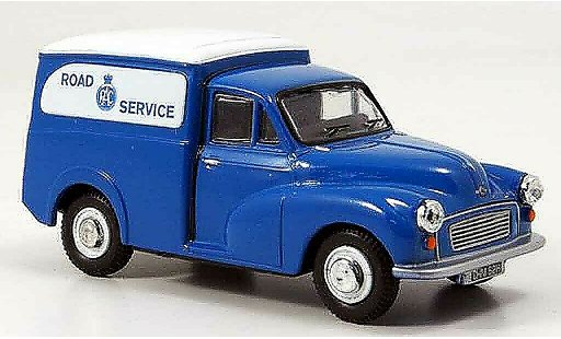 Morris Minor Van 1/43 Oxford blau weiss Kasten RAC Road Service modellautos