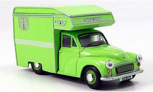 Morris Minor Van 1/43 Oxford Camper gr&Atilde;&frac14;n Wohnmobil modellautos