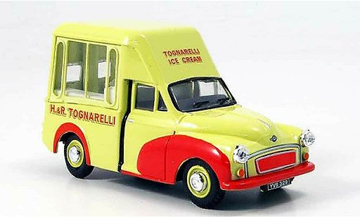 Morris Minor Van 1/43 Oxford Tognarelli Ice Cream Hochdach Eiswagen modellautos