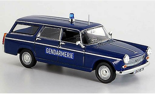 Peugeot 404 Break 1/43 Norev Kombi Gendarmerie Polizei 1969 modellautos