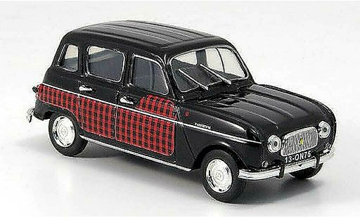 Renault 4 Parisienne 1/43 Vitesse schwarz/rot modellautos