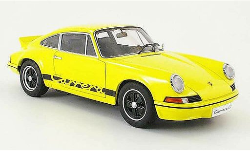 Porsche 911 RS 1/18 Autoart carrera 2.7 gelb/schwarz 1973 modellautos