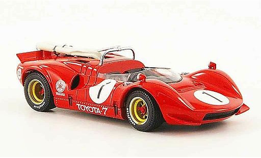 Toyota 7 GP 1968 1/43 Ebbro no.1 rot japan modellautos