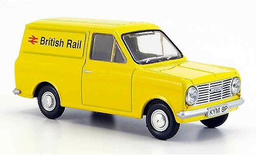 Bedford HA utilitaire 1/43 Oxford Van gelb British Rail modellautos
