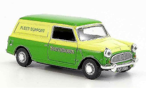 Austin Mini Van utilitaire 1/43 Oxford gr&Atilde;&frac14;n gelb Southdown modellautos