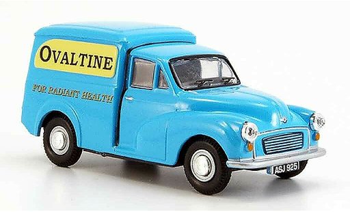 Morris Minor Van 1/43 Oxford blau Ovaltine modellautos