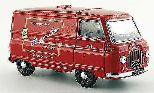 Morris J2 Van 1/43 Oxford rot Peterborough Co operative modellautos