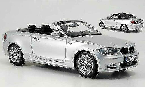 Bmw 118 E88 1/18 Kyosho i cabriolet grau modellautos
